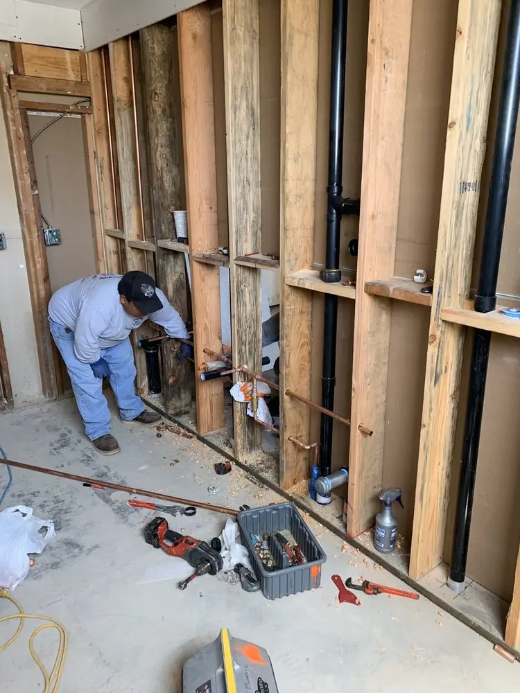 Commercial rough-in plumbing for Gas Line Repair in Rockridge Forest